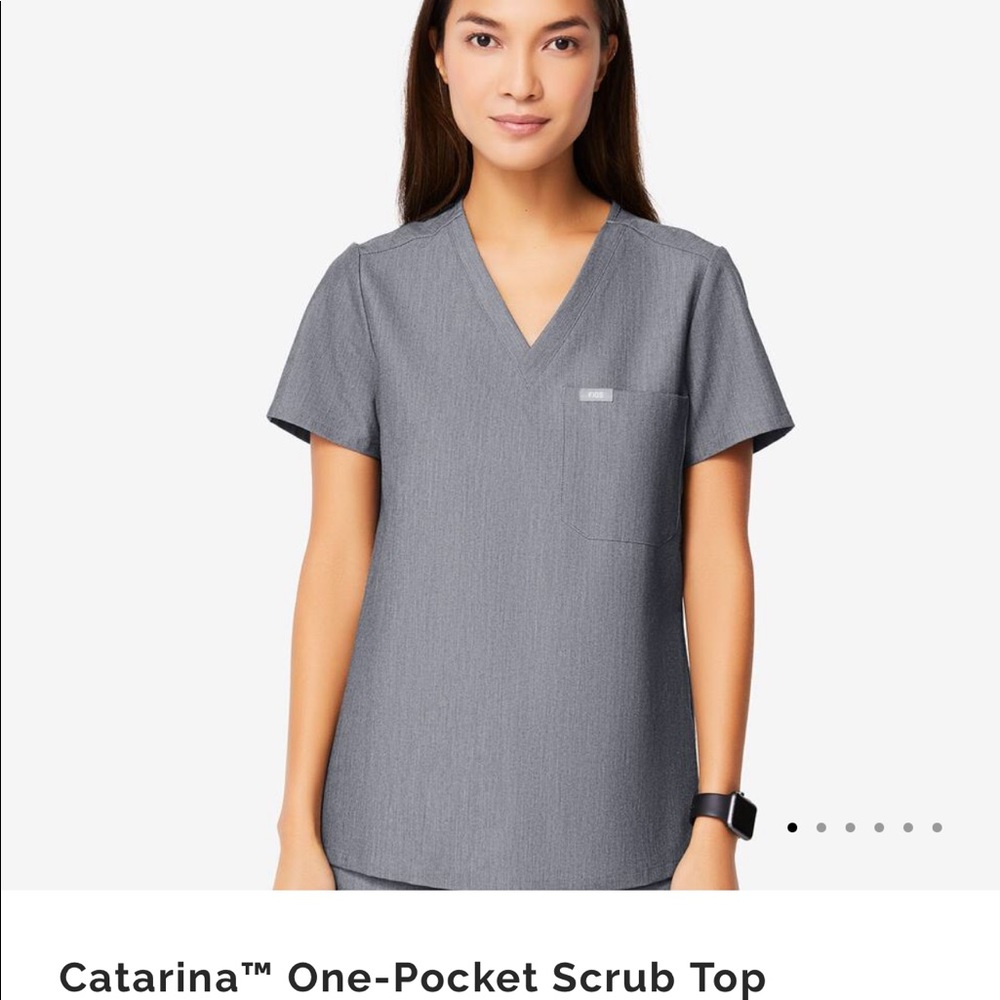 One pocket scrub top